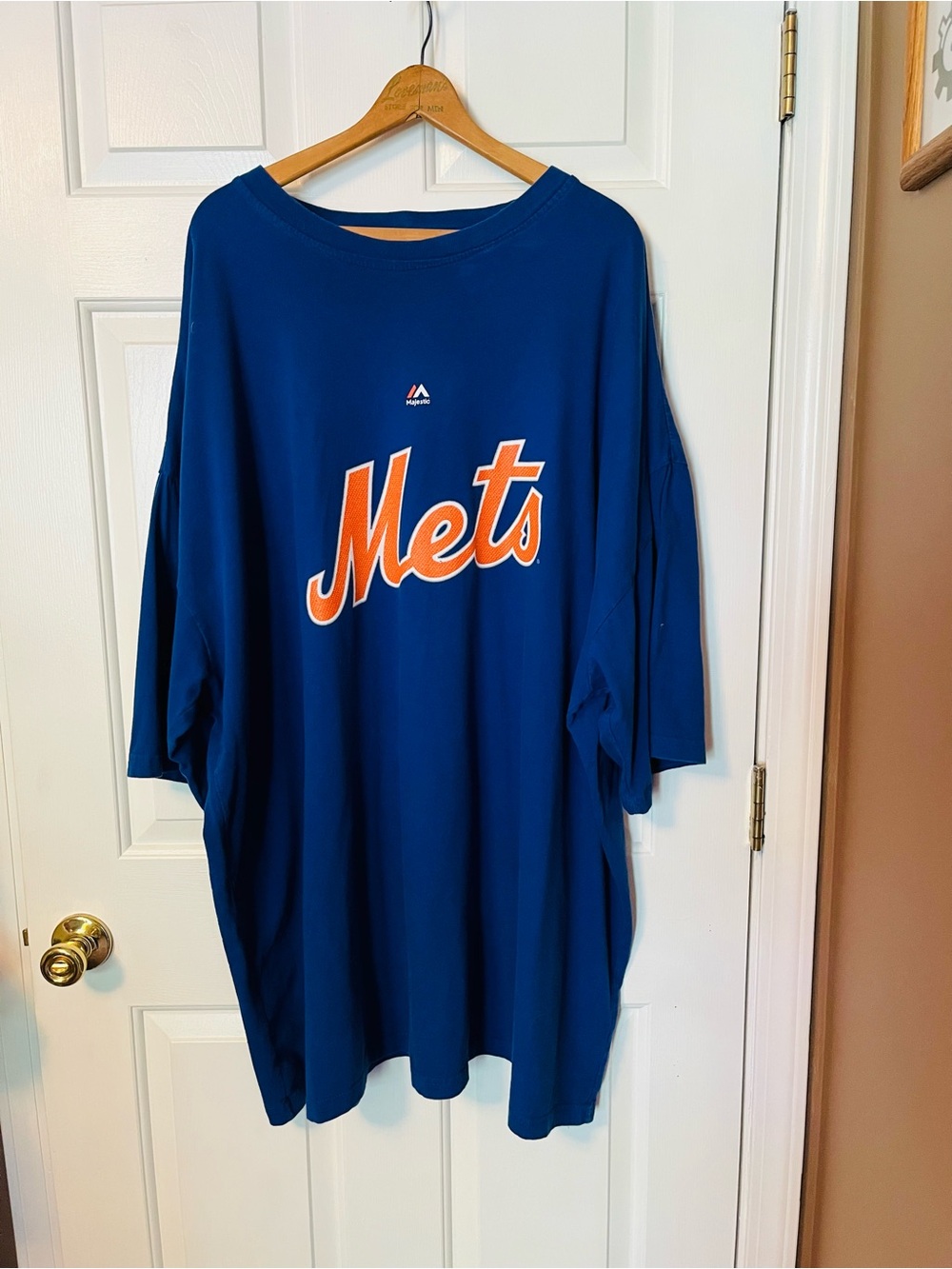 Majestic NY Mets Short Sleeve Tee Top Men Sz 6XL